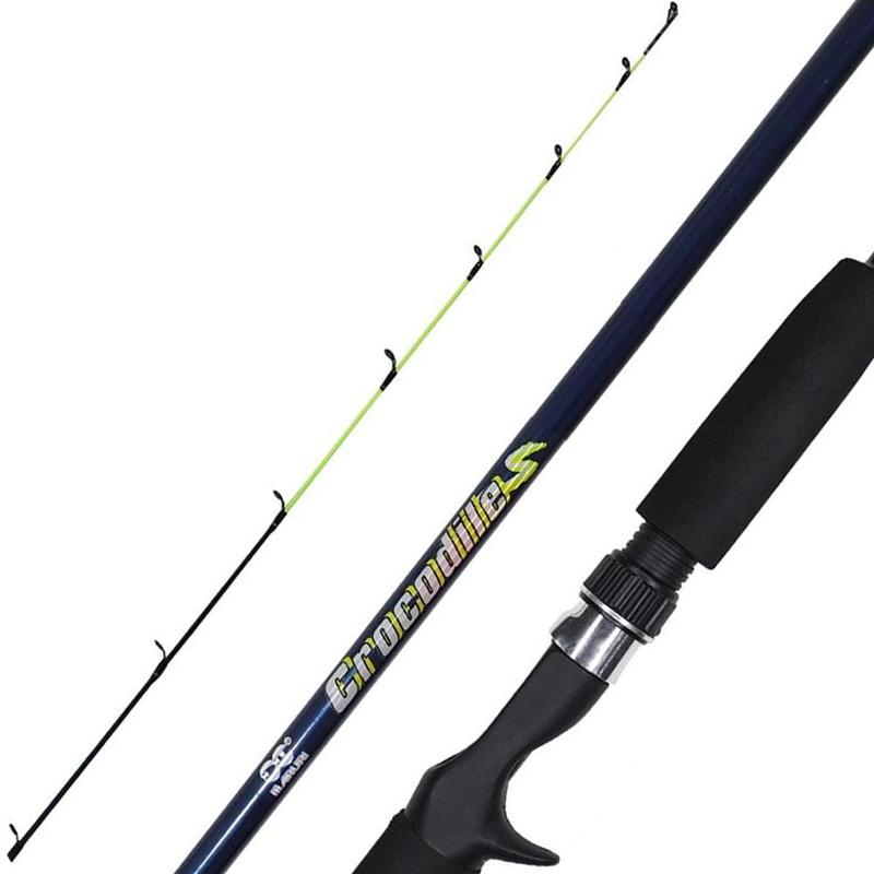 Vara de Pesca para Carretilha Crocodile 1,80m 2 Partes 15lbs